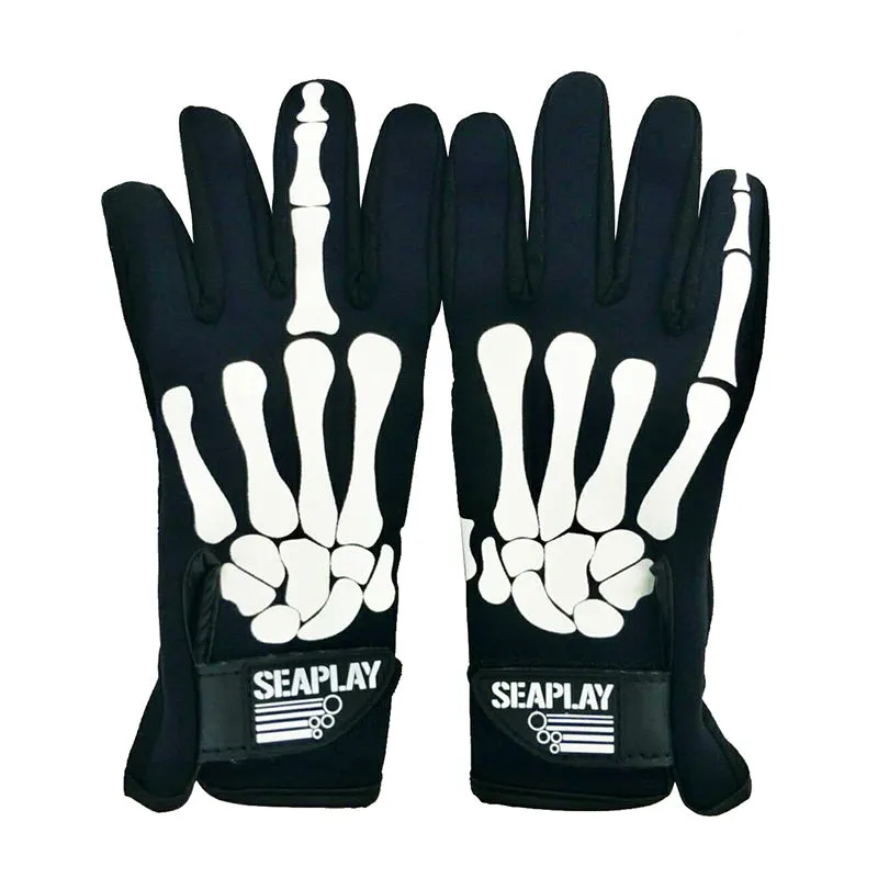 2mm Skeleton Diving Gloves