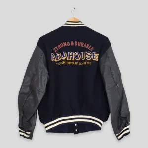 Abahouse Japan Wool Leather Varsity Jacket Medium