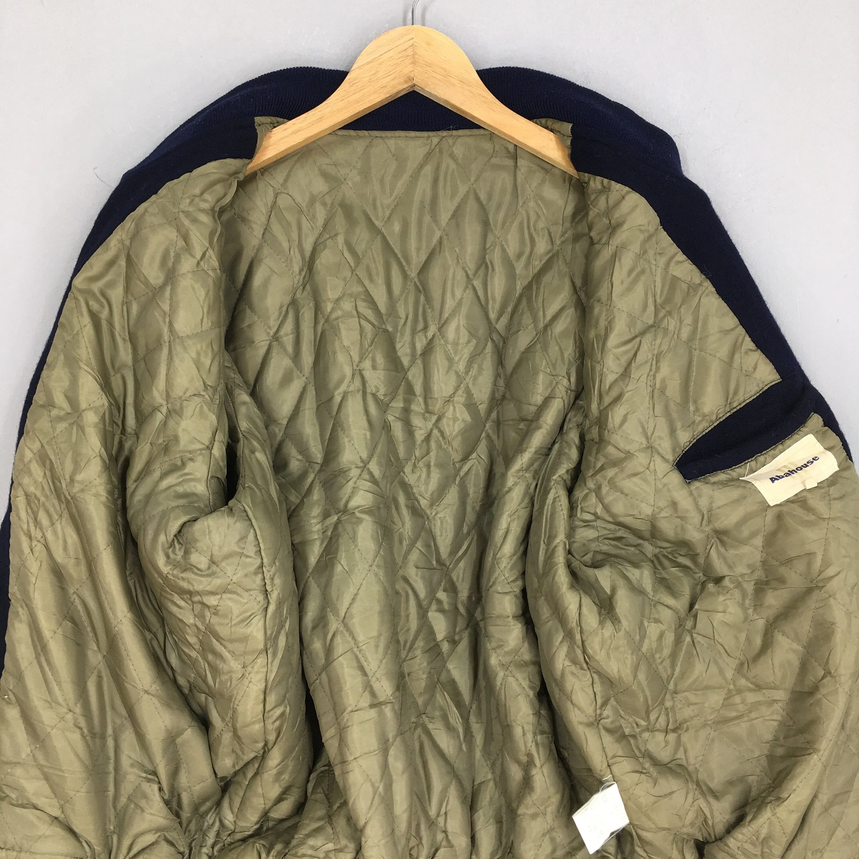 Abahouse Japan Wool Leather Varsity Jacket Medium