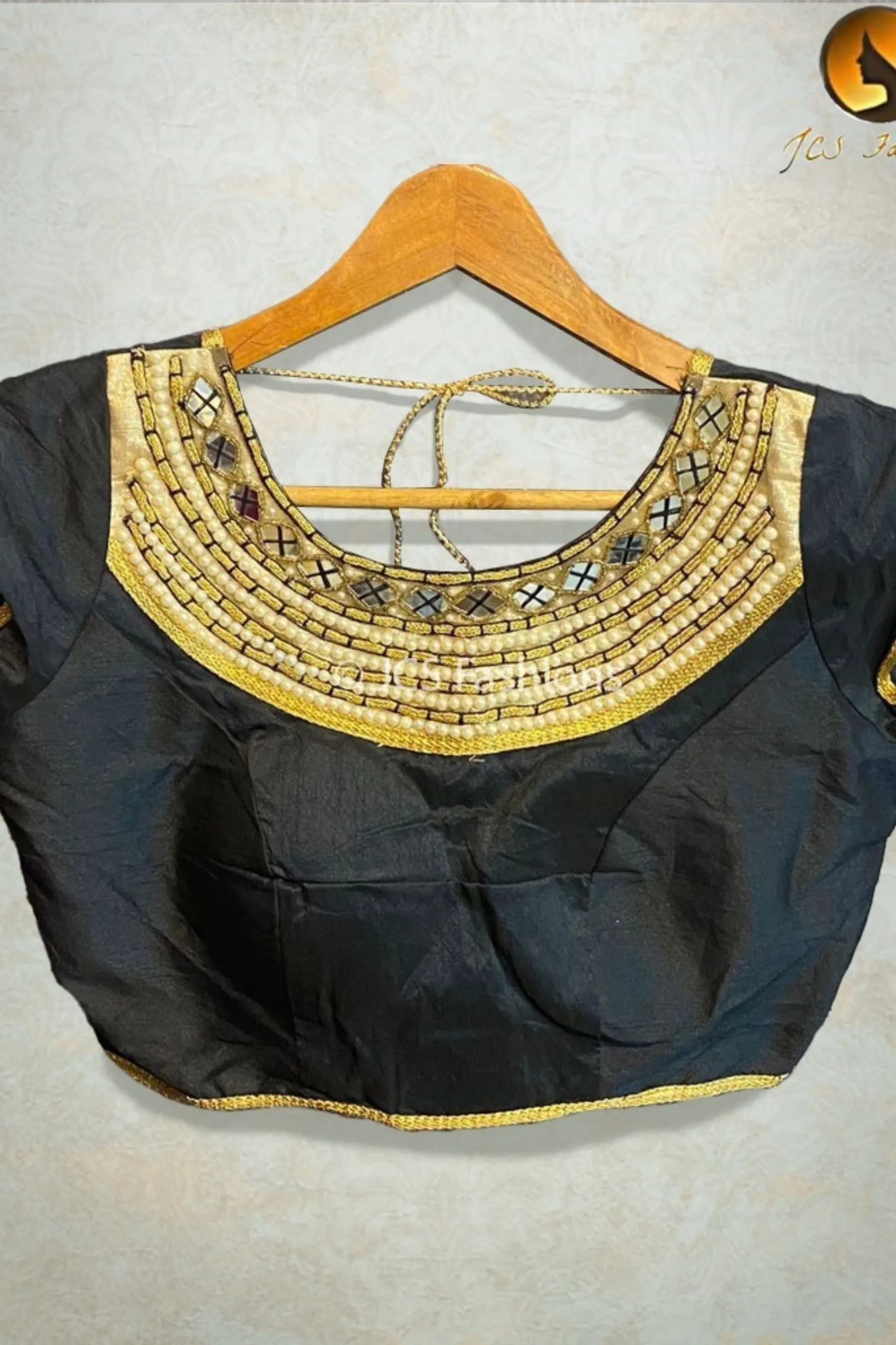 Banarasi Chic: High-Demand Embroidered Readymade Blouse by JCSFashions