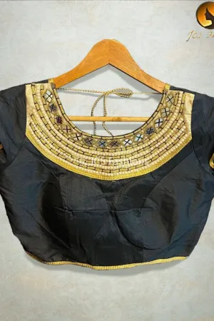 Banarasi Chic: High-Demand Embroidered Readymade Blouse by JCSFashions