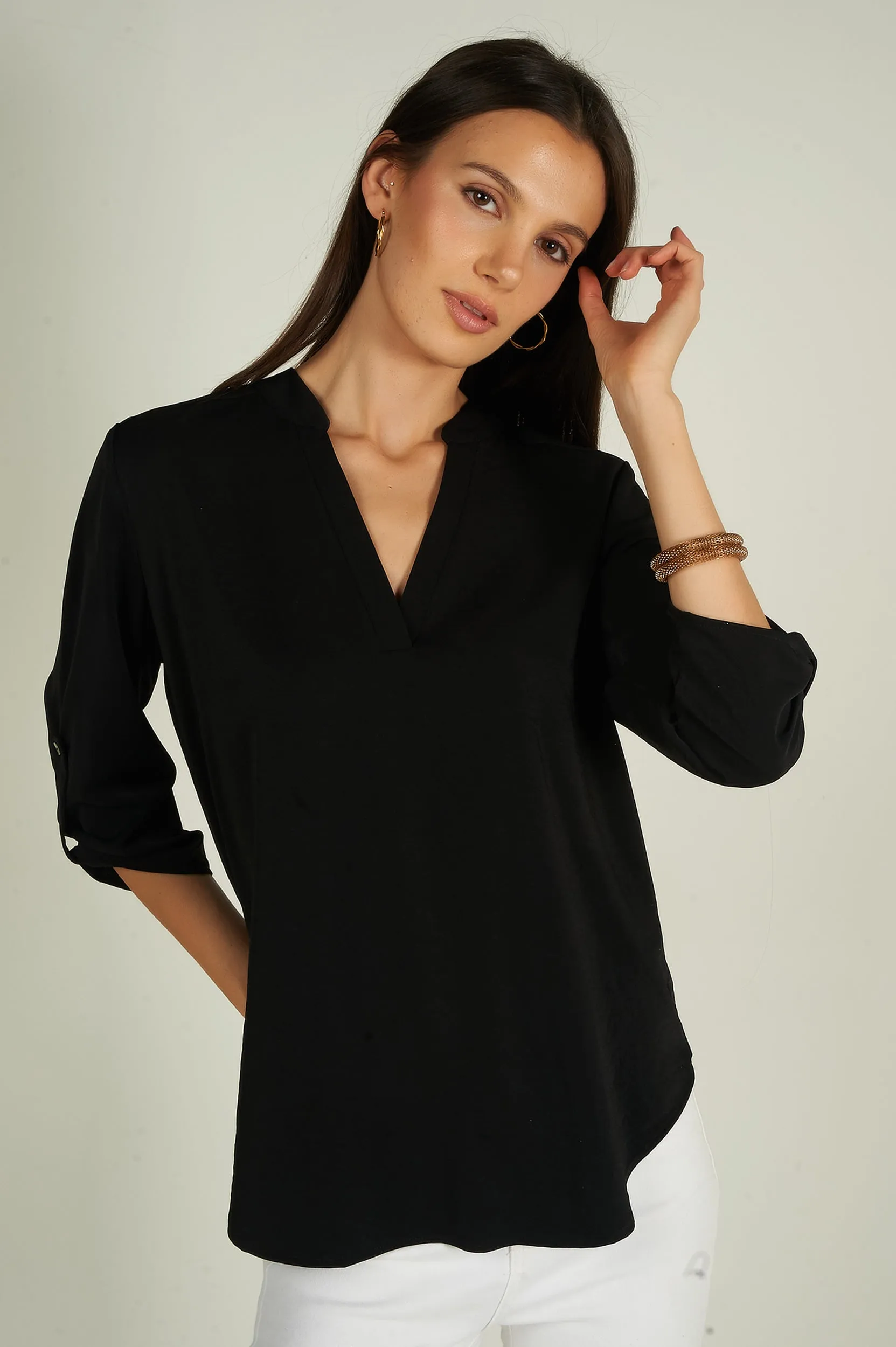 Blouse à manches trois-quarts - ARIS-F24- (R-B7)