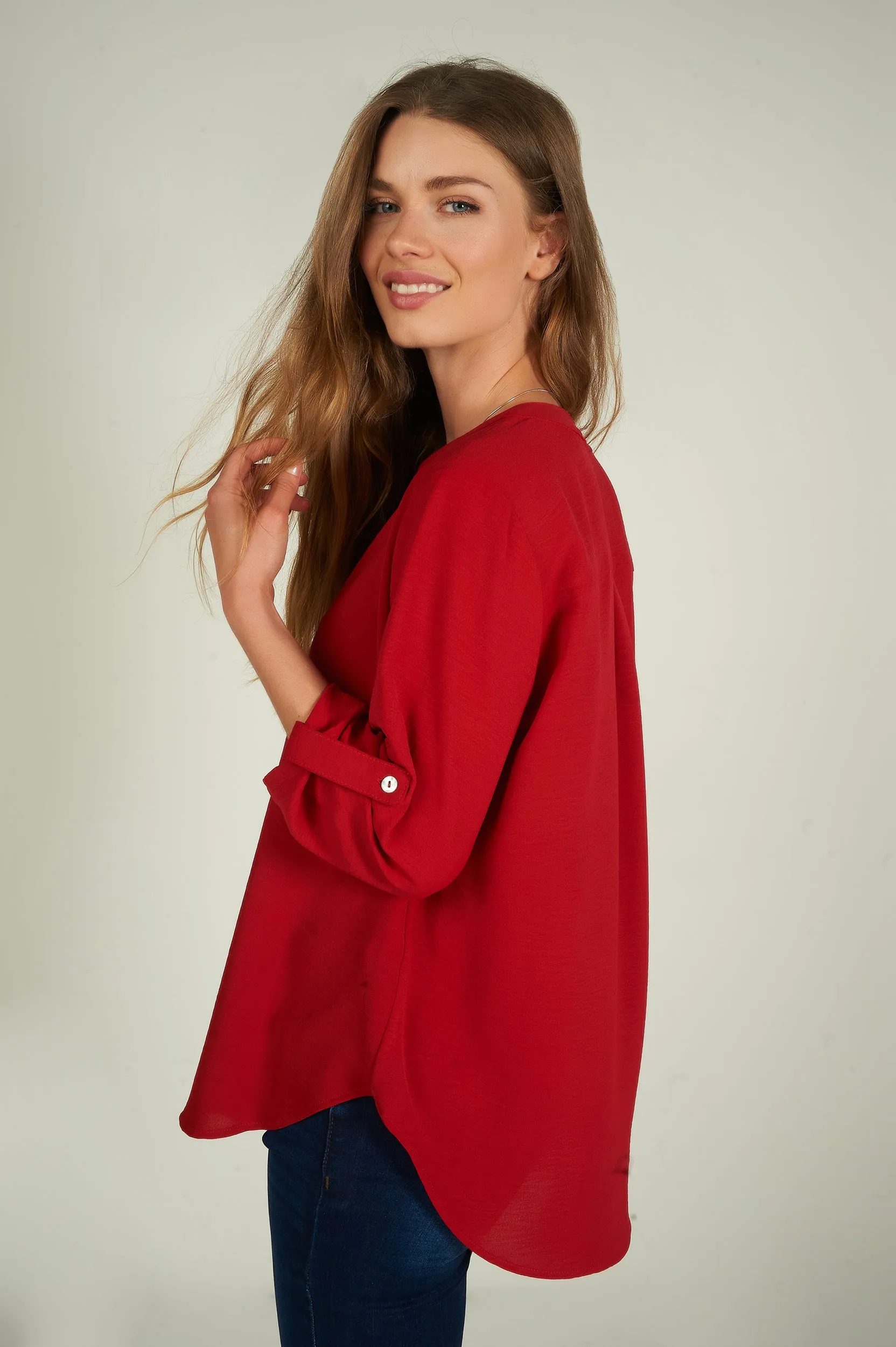 Blouse à manches trois-quarts - ARIS-F24- (R-B7)
