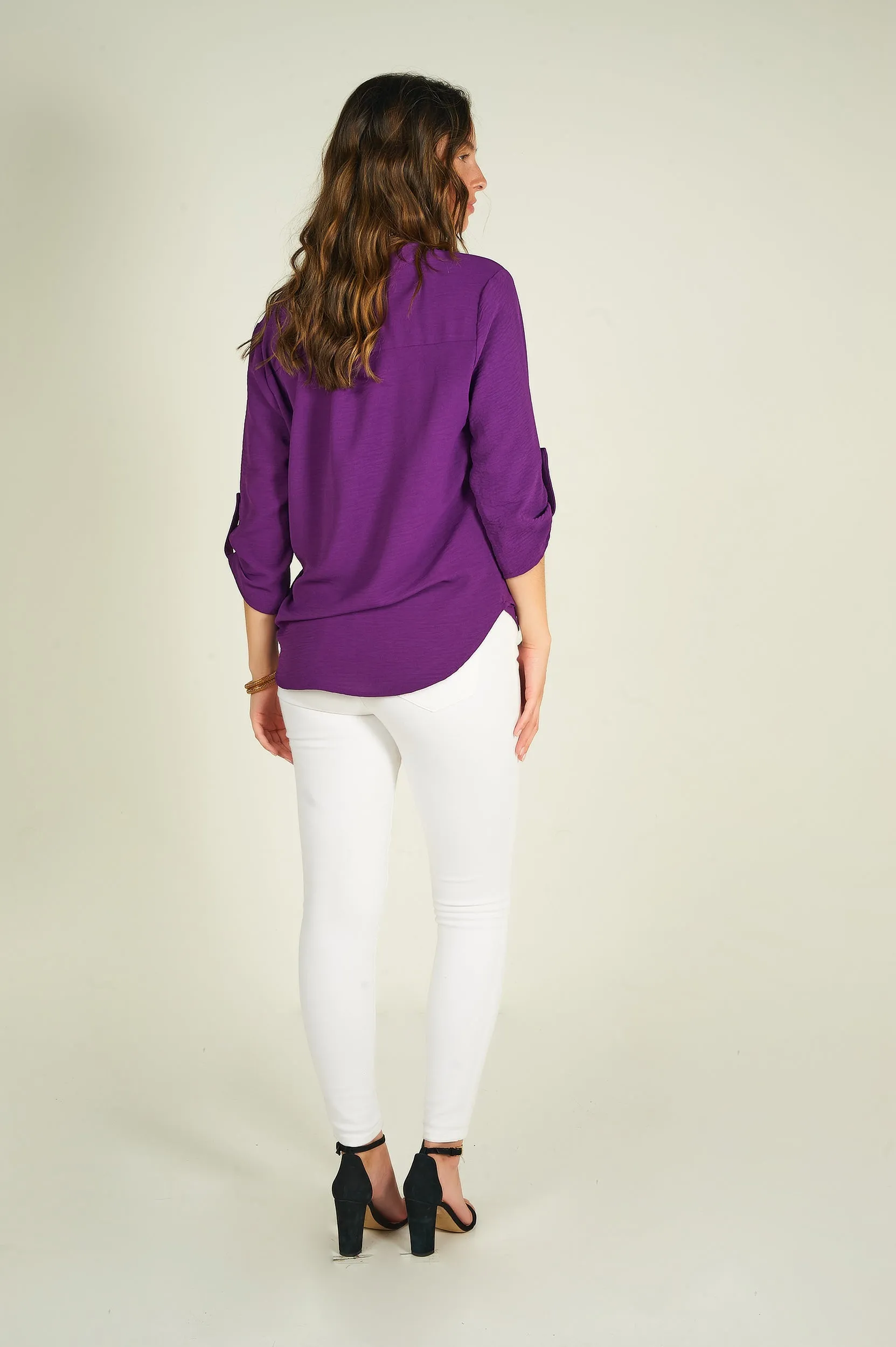 Blouse à manches trois-quarts - ARIS-F24- (R-B7)