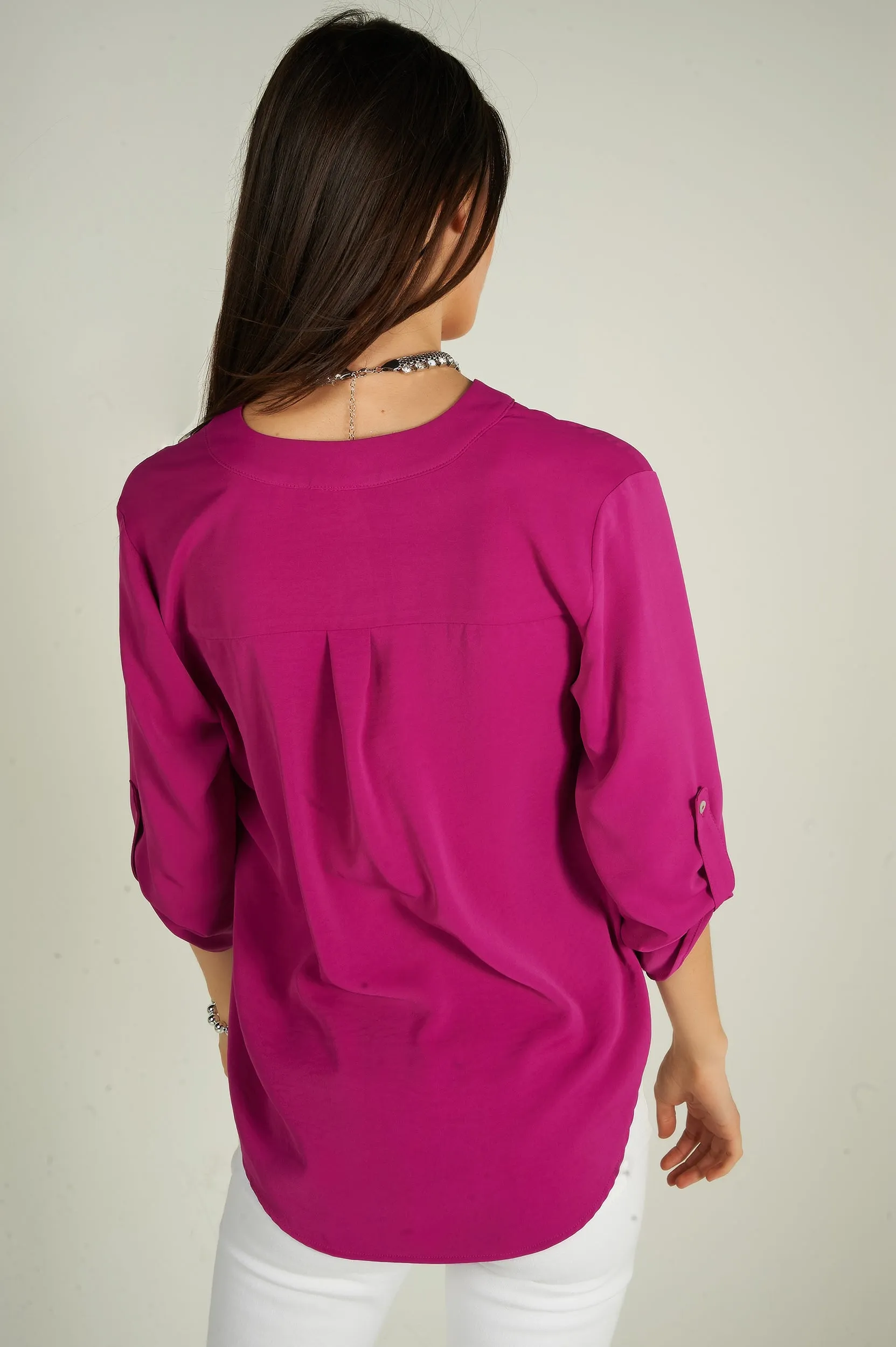Blouse à manches trois-quarts - ARIS-F24- (R-B7)