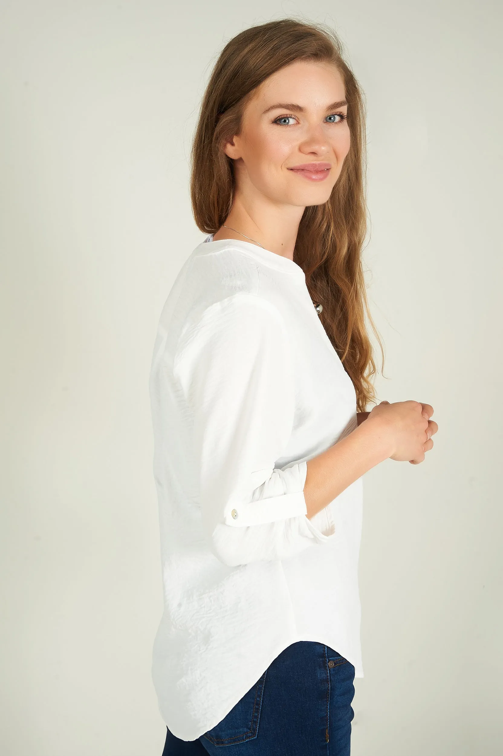 Blouse à manches trois-quarts - ARIS-F24- (R-B7)