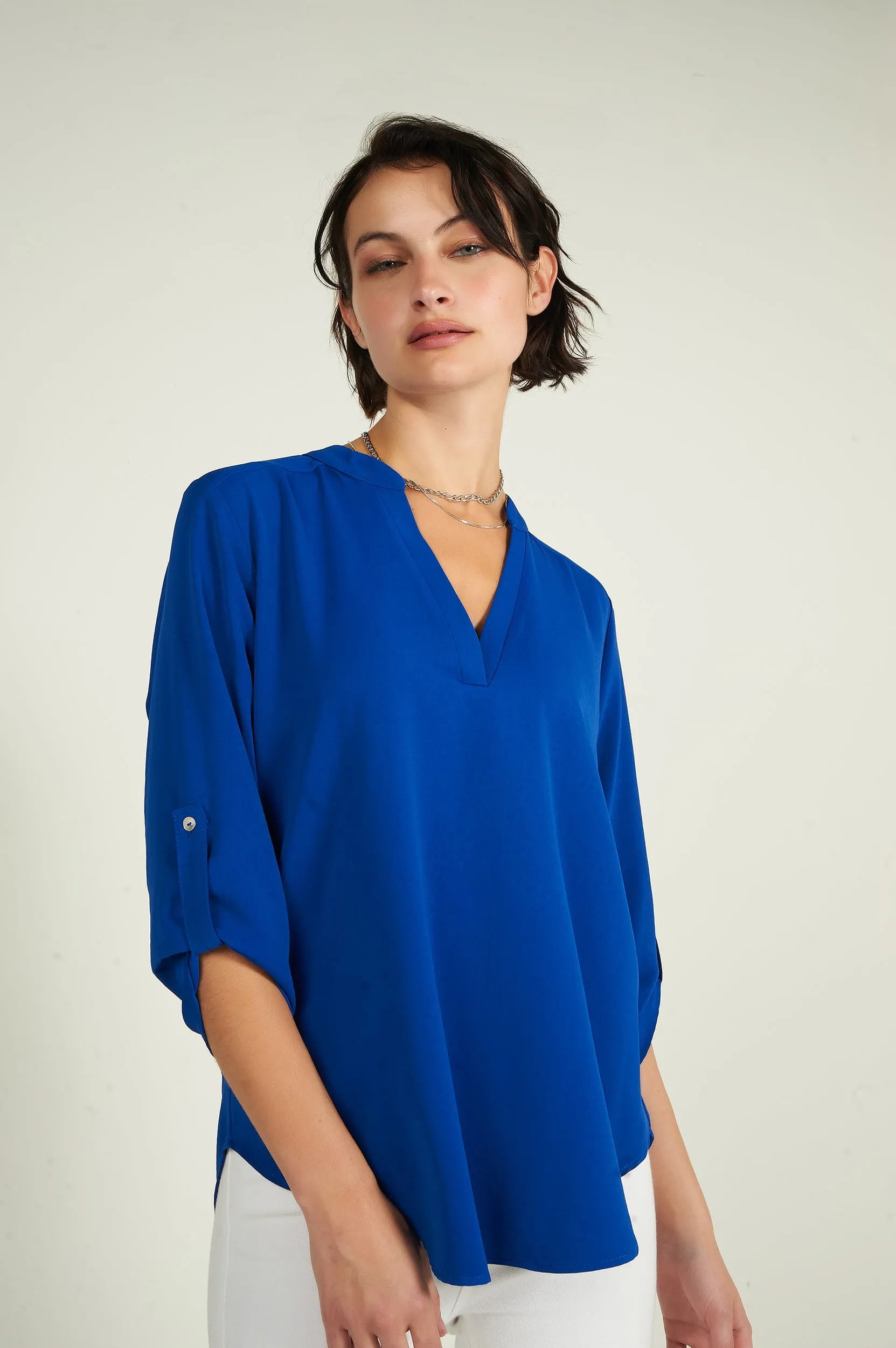 Blouse à manches trois-quarts - ARIS-F24- (R-B7)