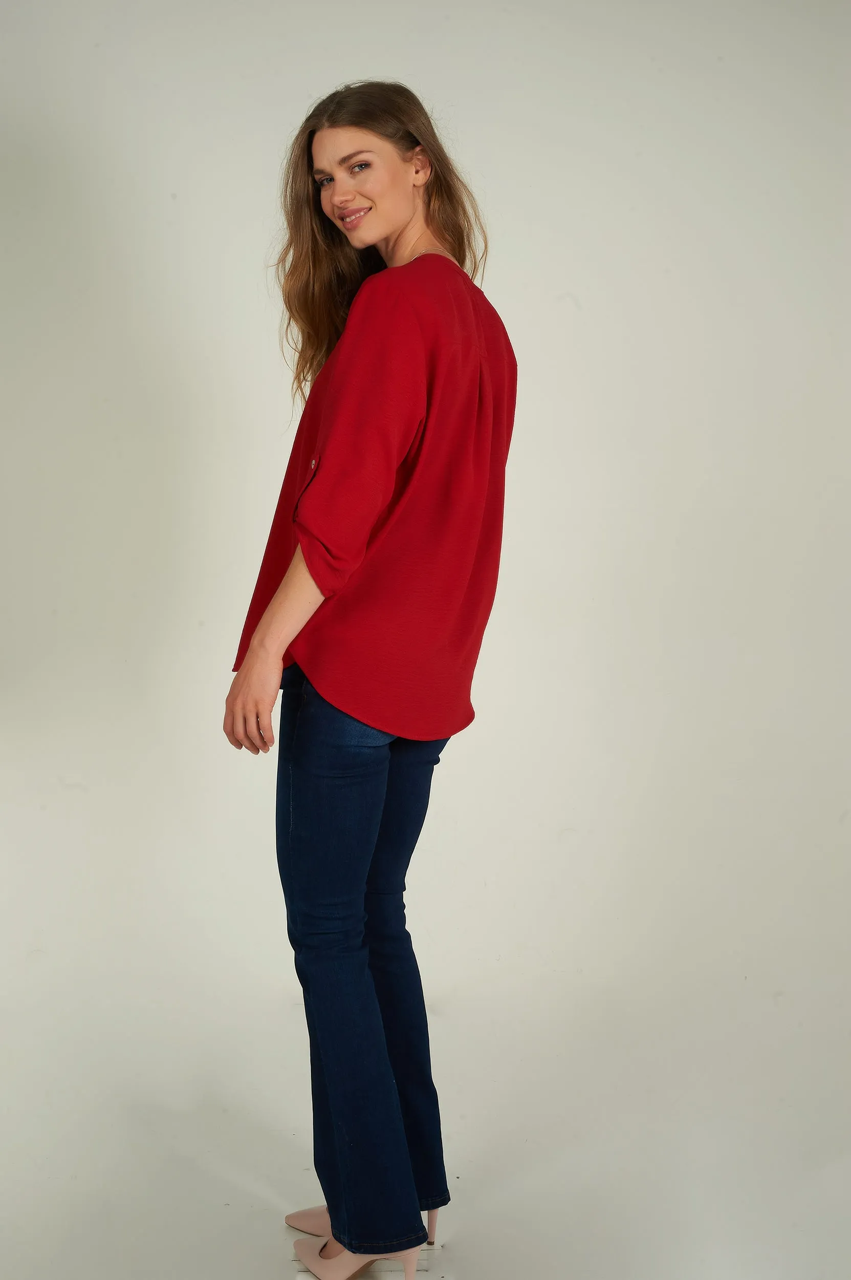Blouse à manches trois-quarts - ARIS-F24- (R-B7)