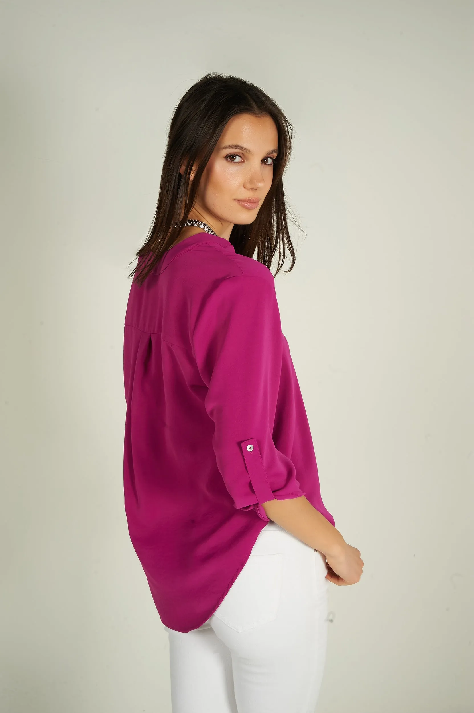 Blouse à manches trois-quarts - ARIS-F24- (R-B7)