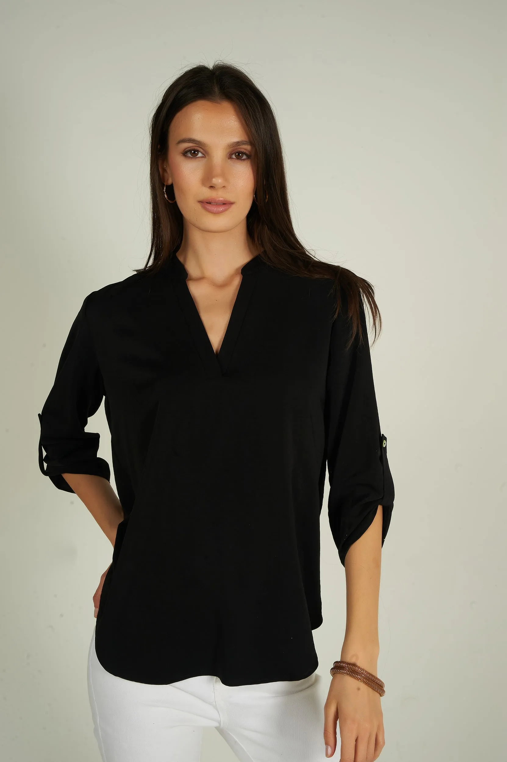 Blouse à manches trois-quarts - ARIS-F24- (R-B7)