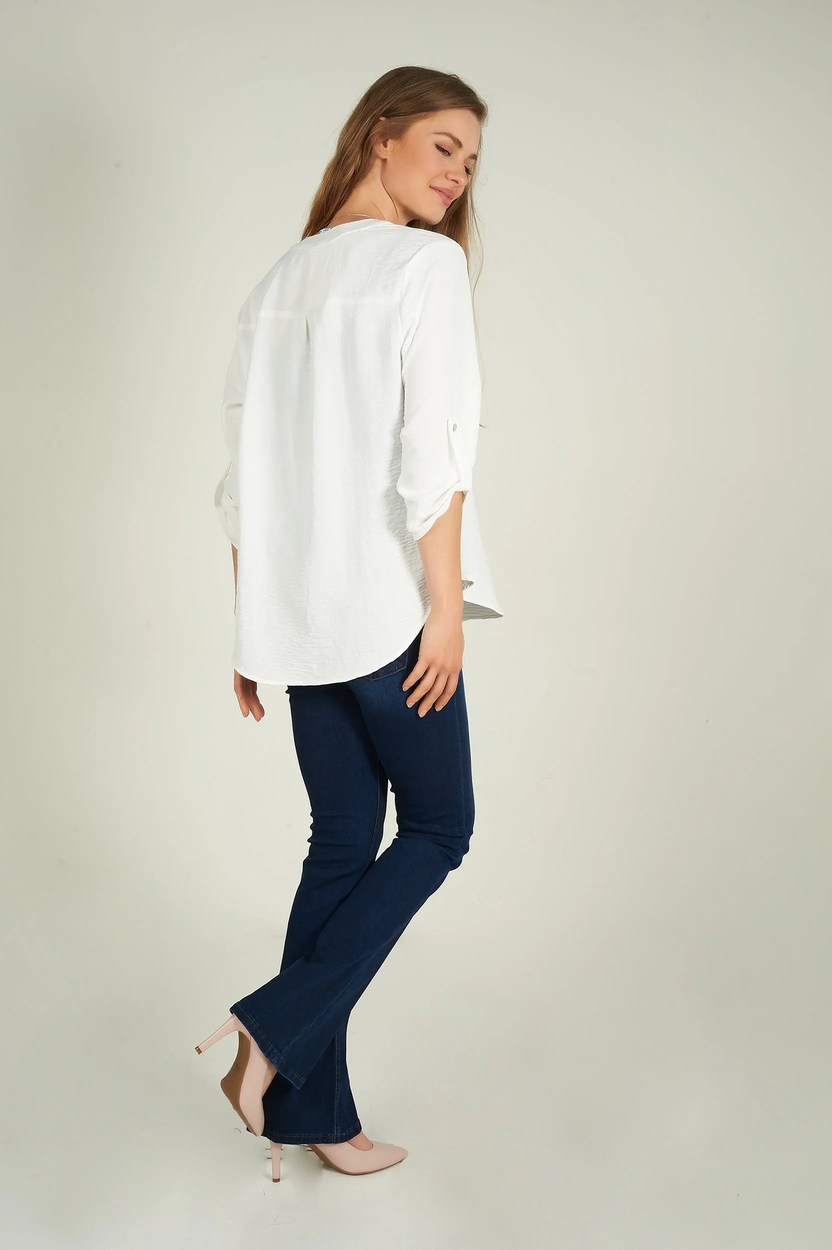 Blouse à manches trois-quarts - ARIS-F24- (R-B7)