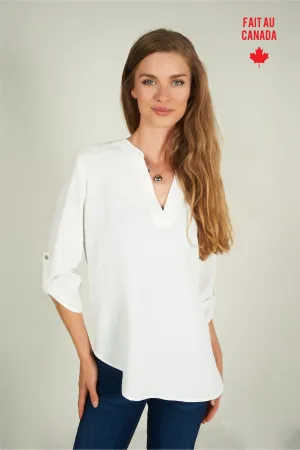 Blouse à manches trois-quarts - ARIS-F24- (R-B7)