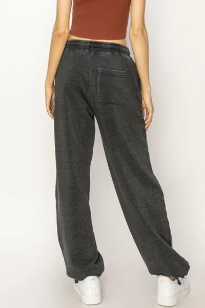 Blue Zone Planet |  HYFVE Stitched Design Drawstring Sweatpants