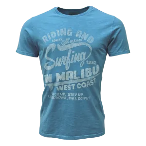 Bowery NYC, Riding and Surfing, T-Shirt, ibiza blue