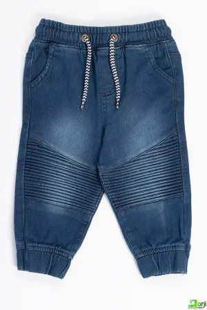 Boy's Dark Blue Denim Trouser