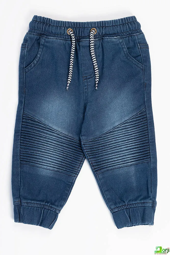 Boy's Dark Blue Denim Trouser