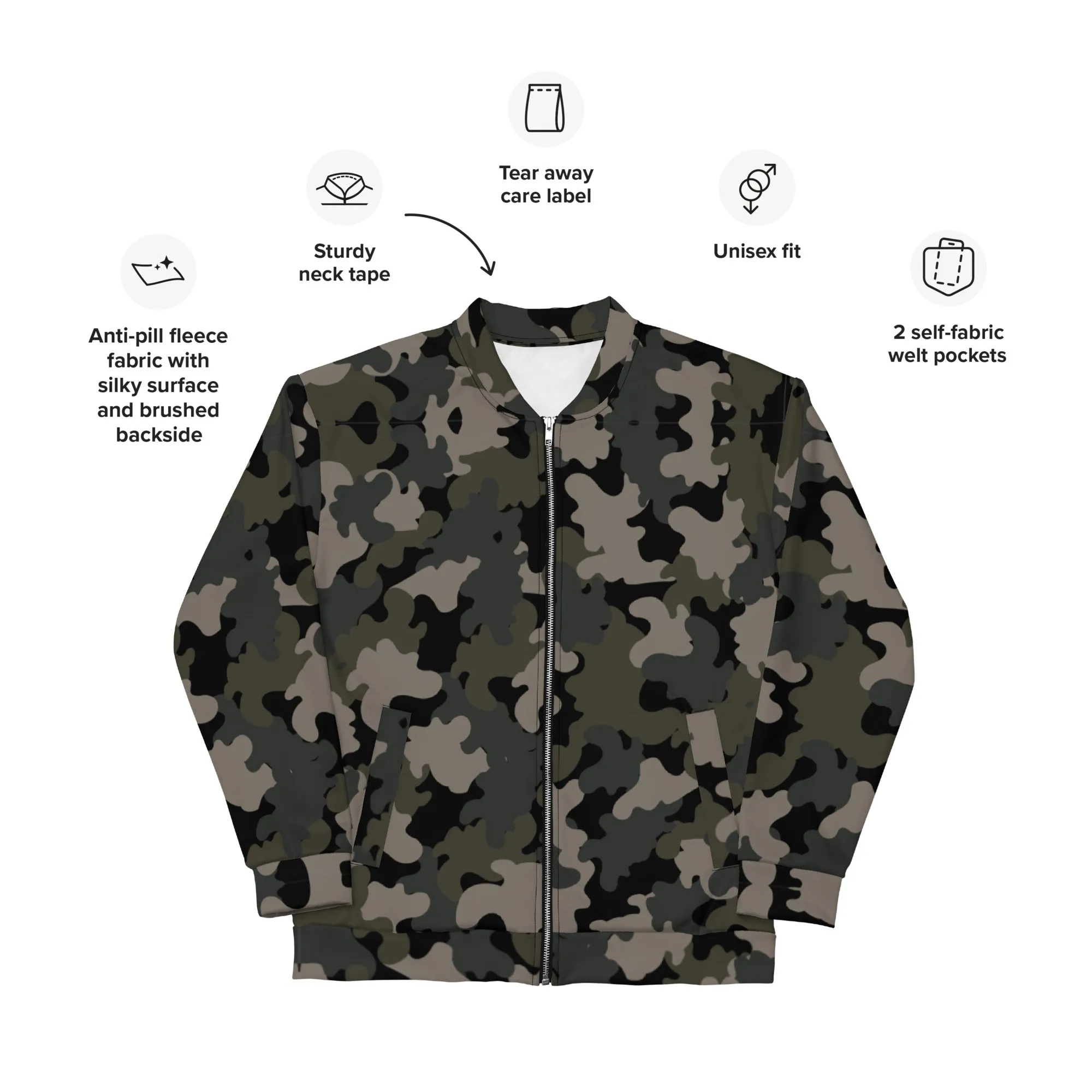Camo Bomber Jacket