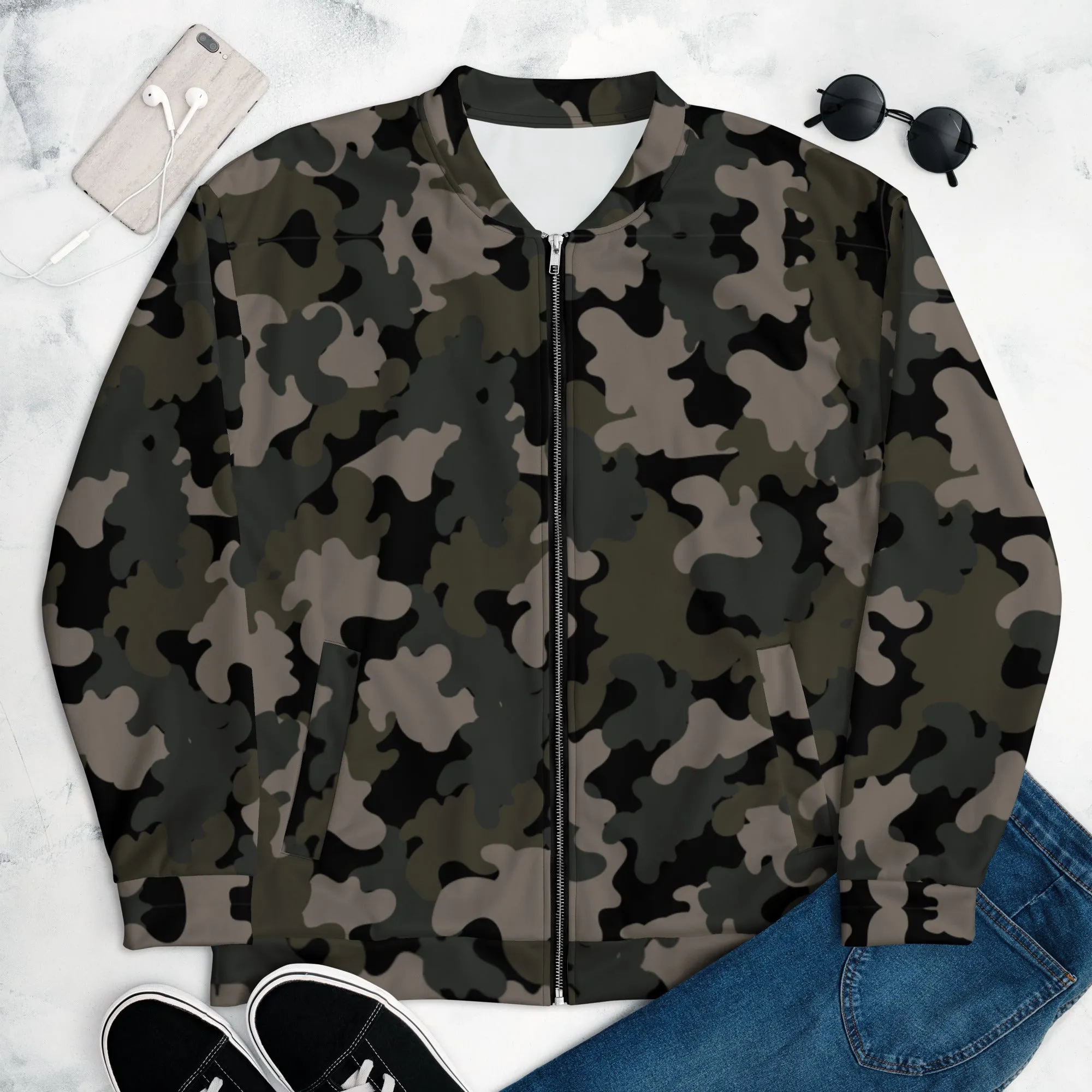 Camo Bomber Jacket
