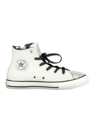 CONVERSE SPORTS SHOES FOR GIRLS SILVER