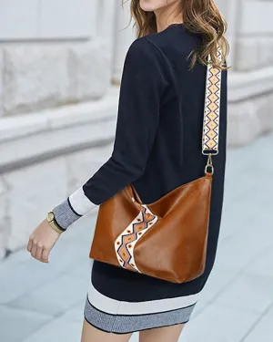 elveswallet Bohemian woven strap crossbody messenger bag