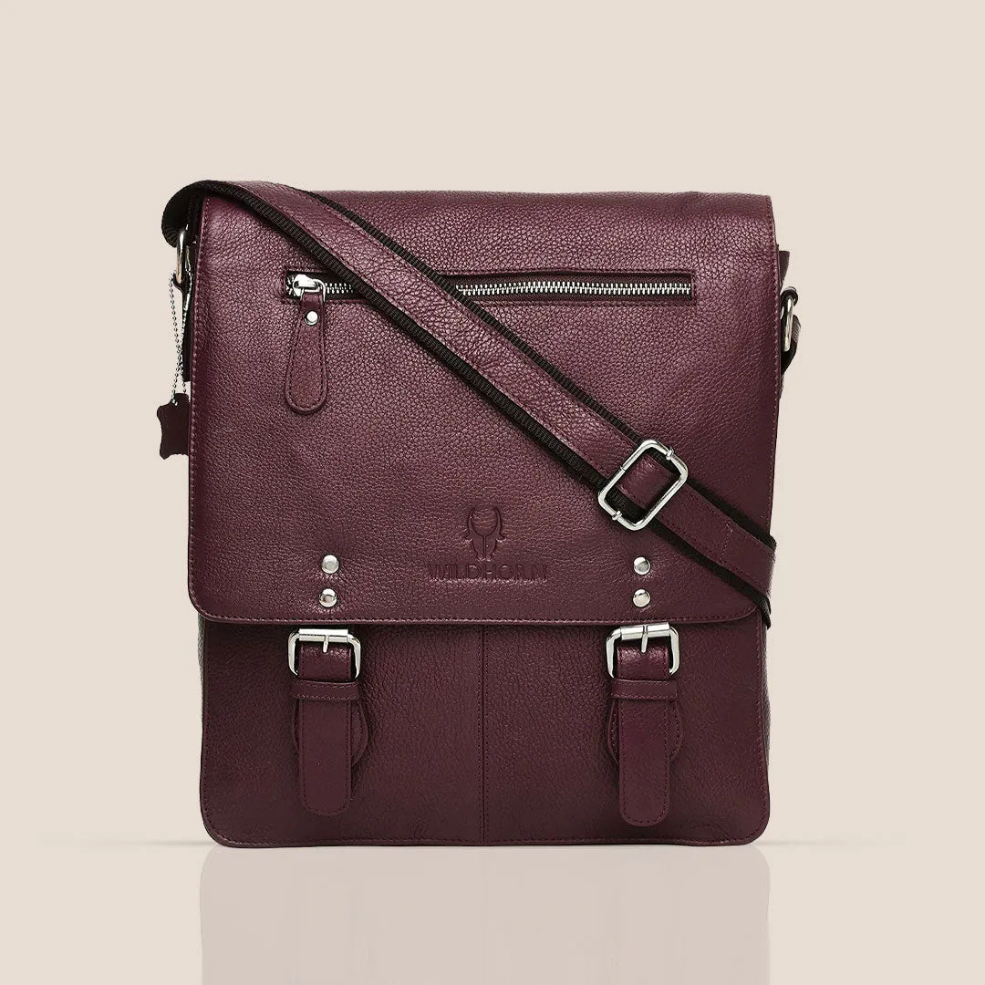 FRANKLIN Leather Sling Bag for Men