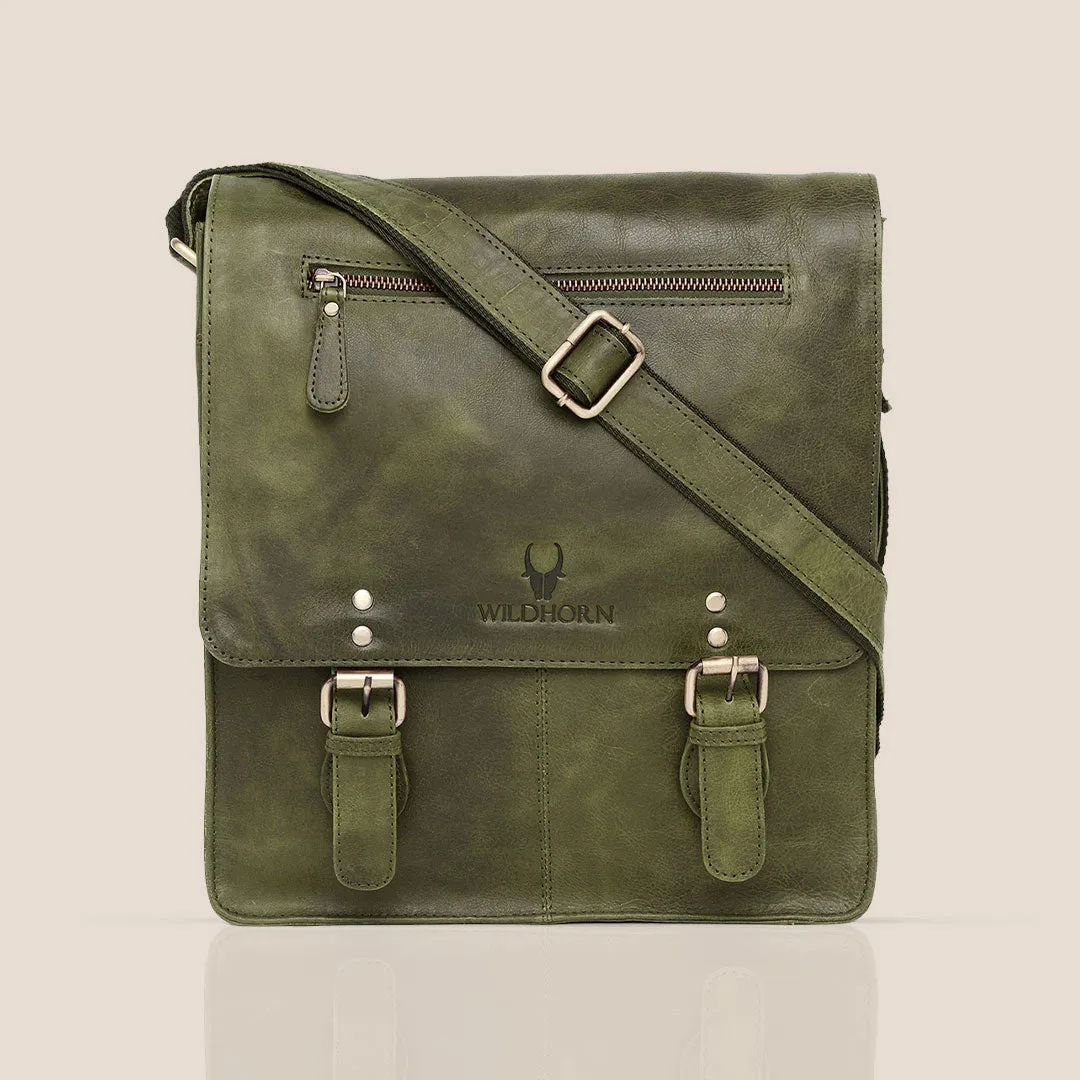 FRANKLIN Leather Sling Bag for Men