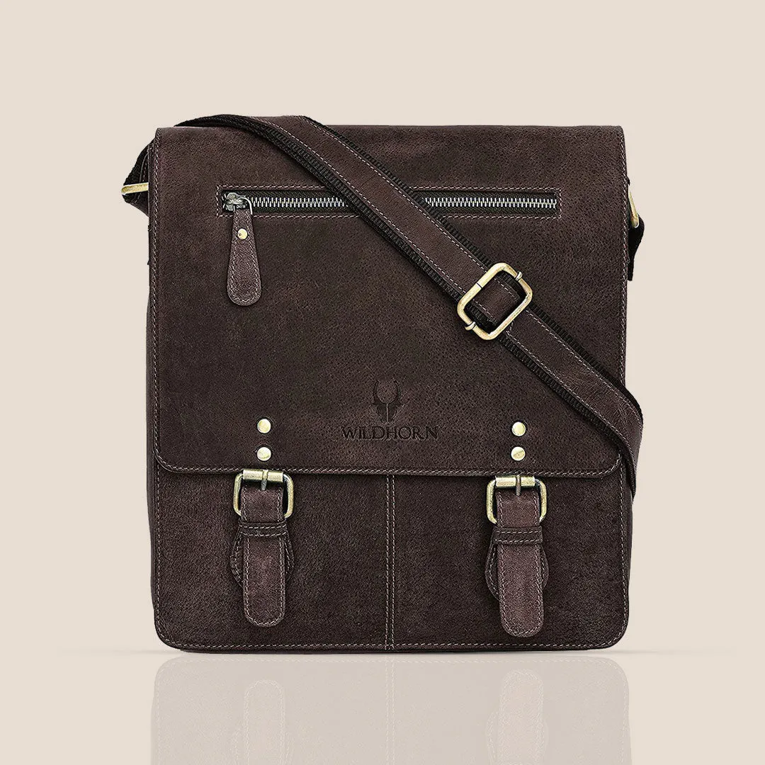 FRANKLIN Leather Sling Bag for Men