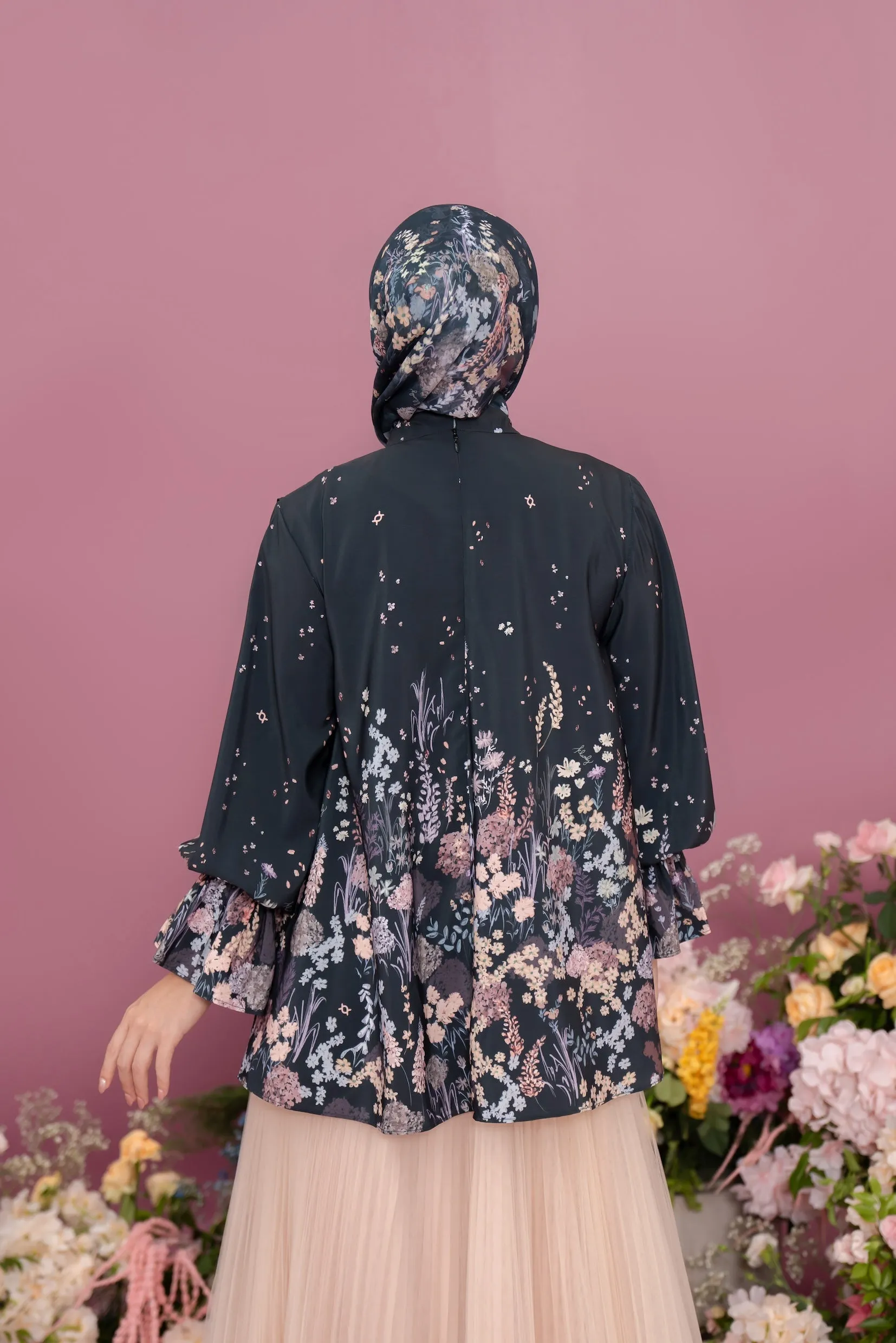 Gardenia Blouse Dark Berry