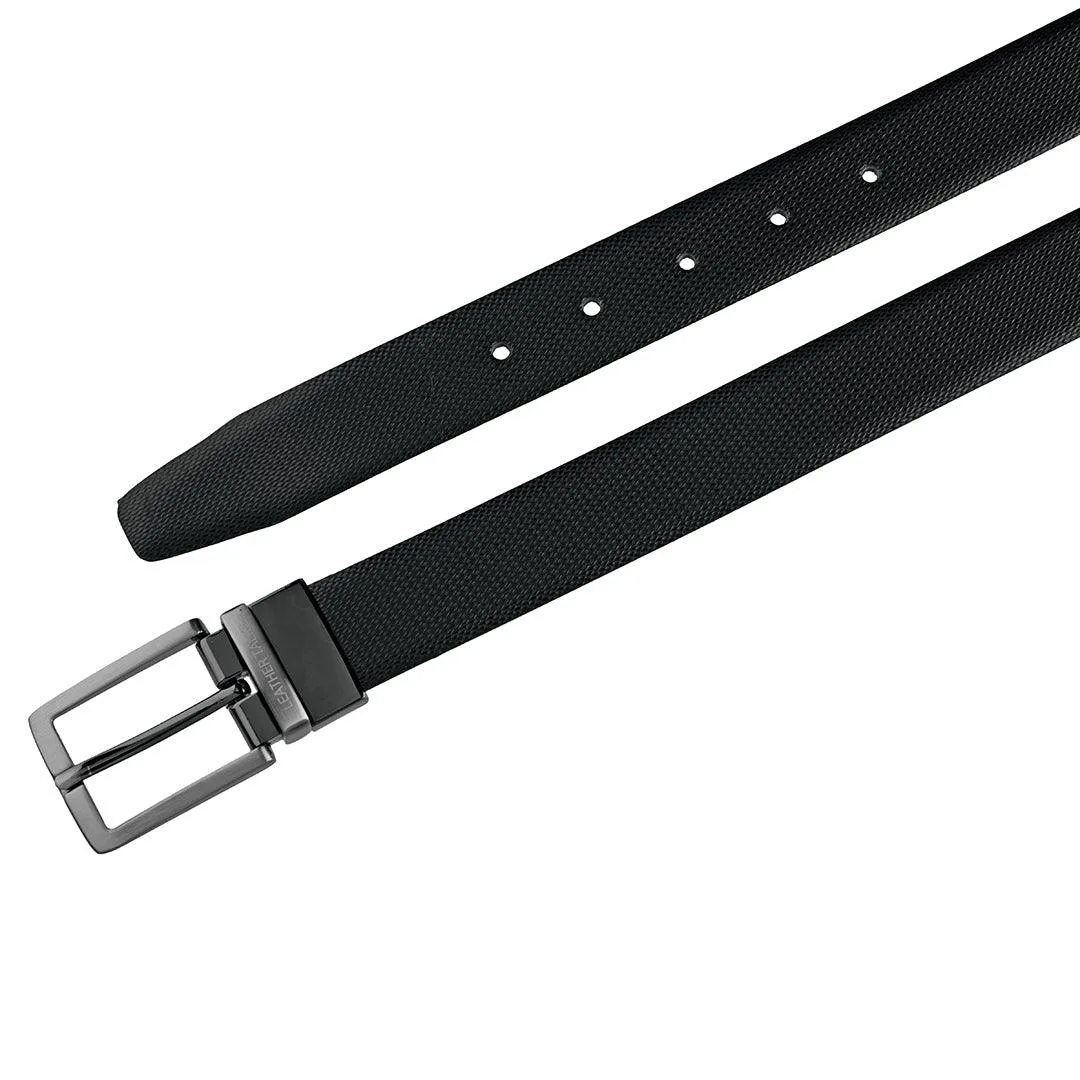 Honey Black Leather Belt (34 MM)