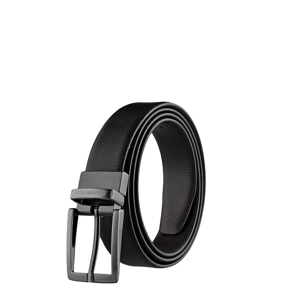 Honey Black Leather Belt (34 MM)