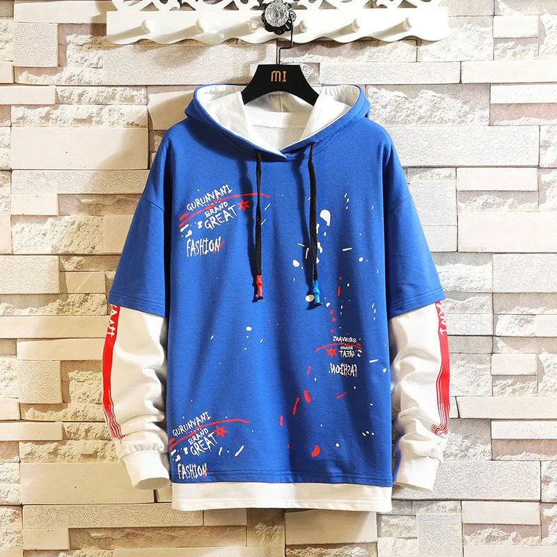 Hoodie printed sweatshirt