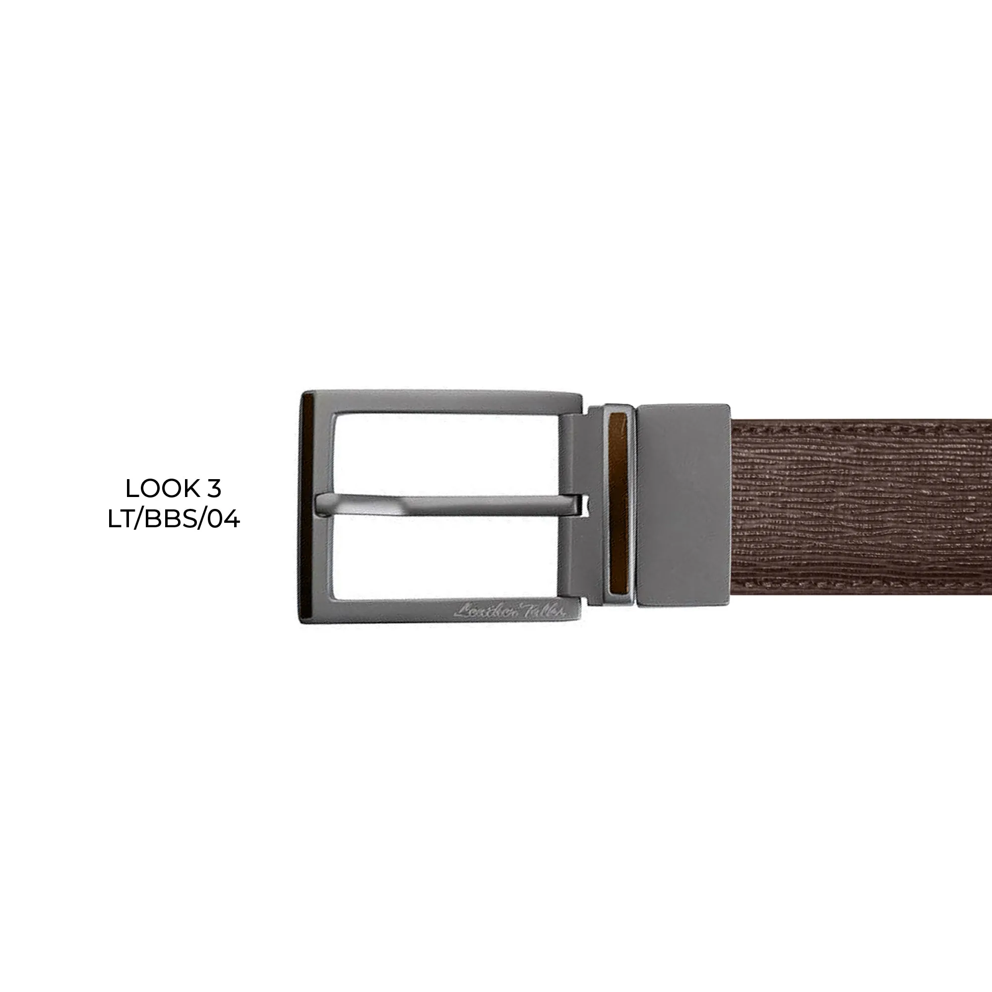 Italian Wood Finish | Men's Leather Belt | Colour: Brown