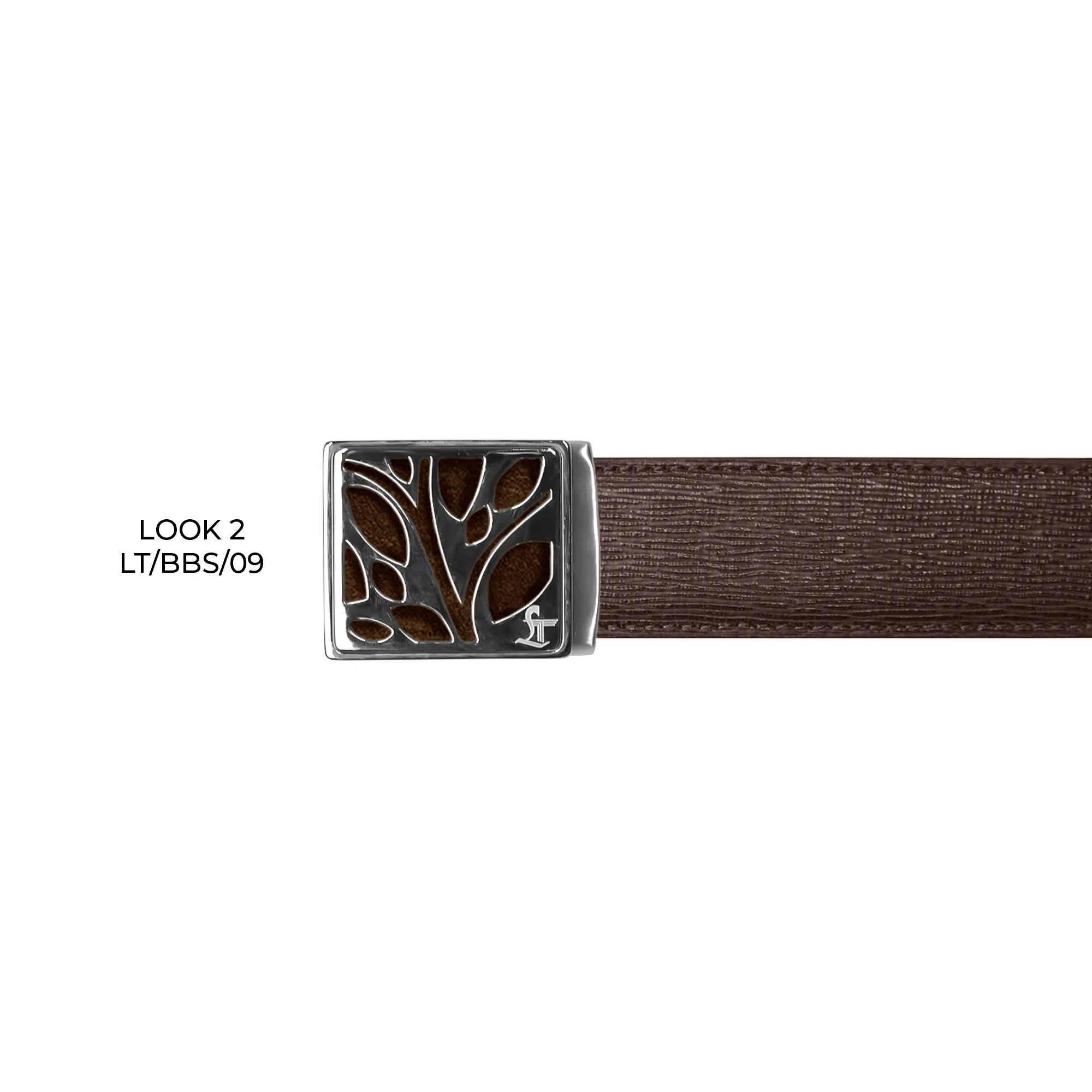 Italian Wood Finish | Men's Leather Belt | Colour: Brown