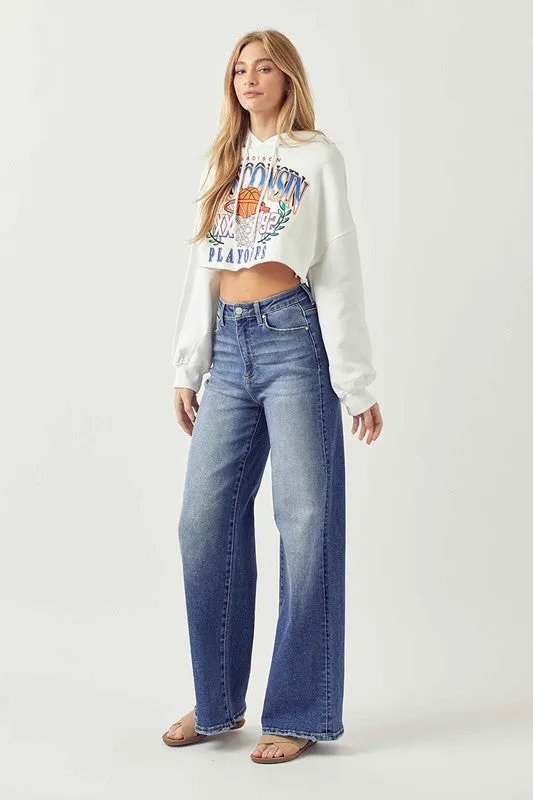 Jhene Wide Flare Jeans