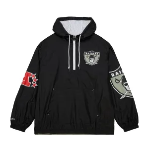 LAS VEGAS RAIDERS MEN'S TEAM OG ANORAK PULLOVER WINDBREAKER