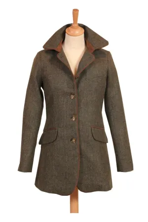 Lincoln Green Herringbone Pure Wool Jacket