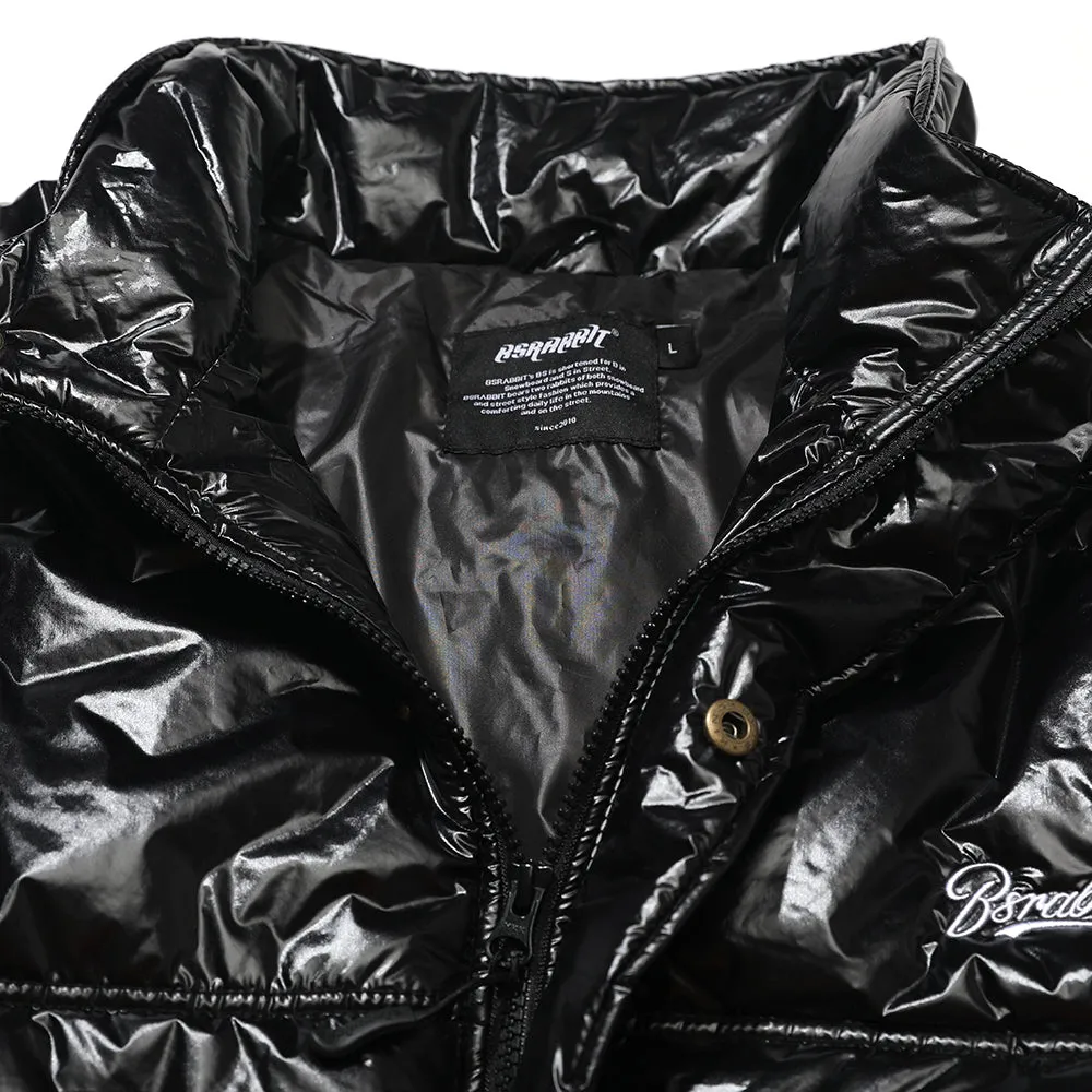 LOGO PADDING JUMPER GLOSSY BLACK