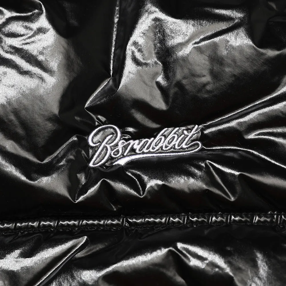 LOGO PADDING JUMPER GLOSSY BLACK