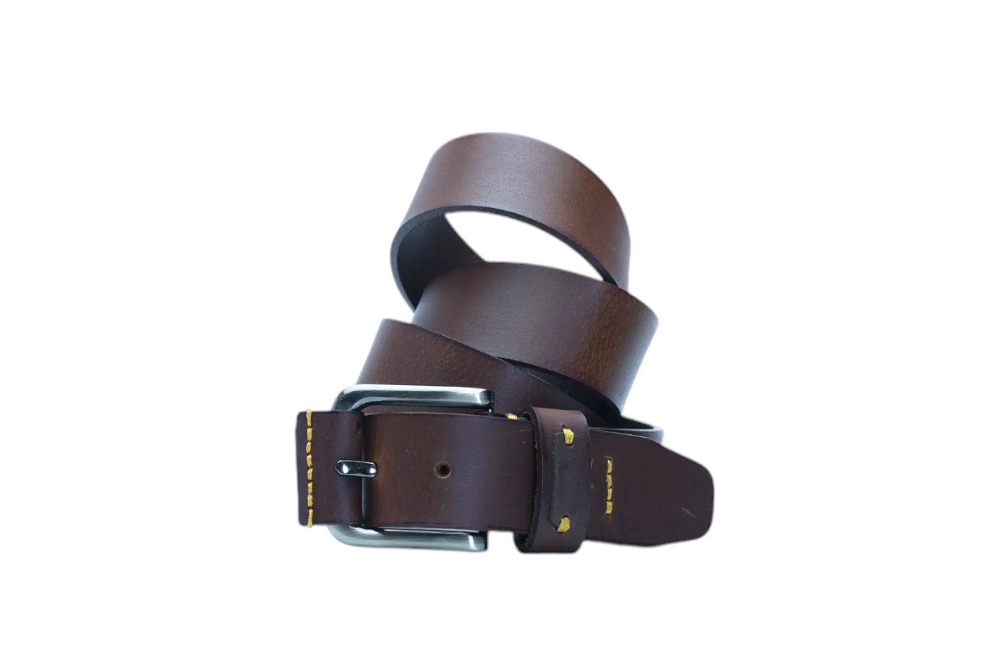 Mens Casual leather Belt 41810(BROWN)