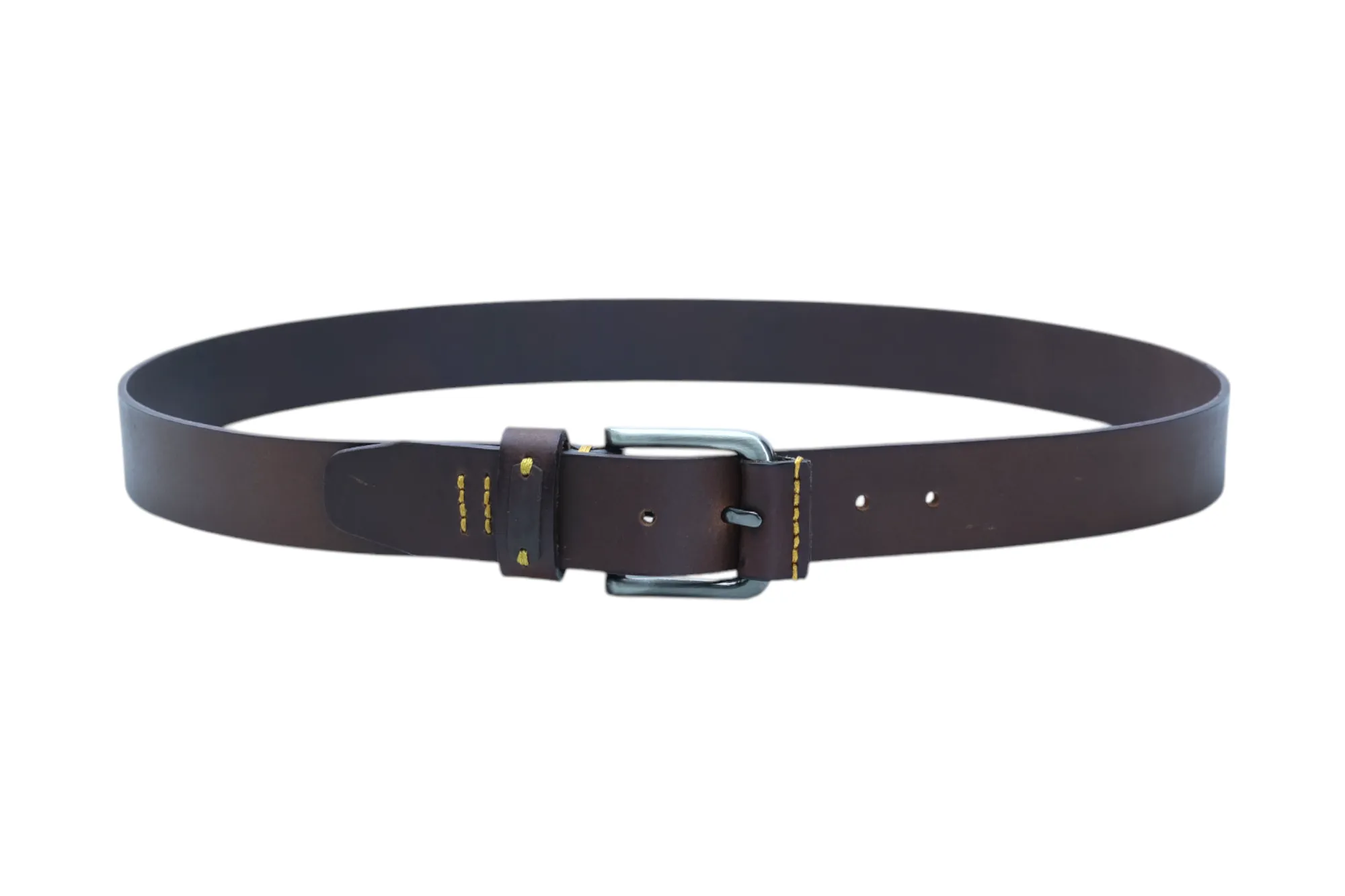 Mens Casual leather Belt 41810(BROWN)
