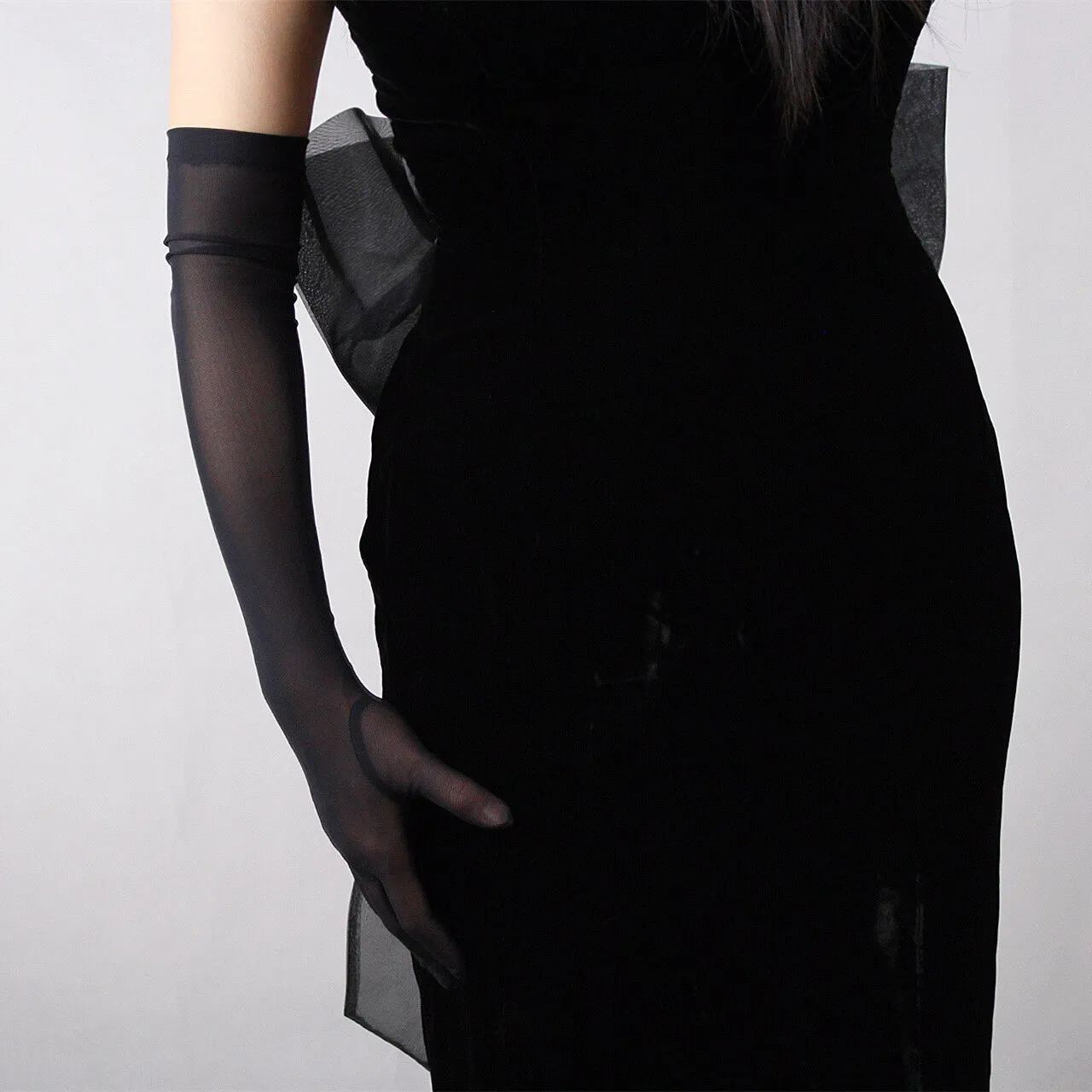 MESH GLOVES - 50cm Black
