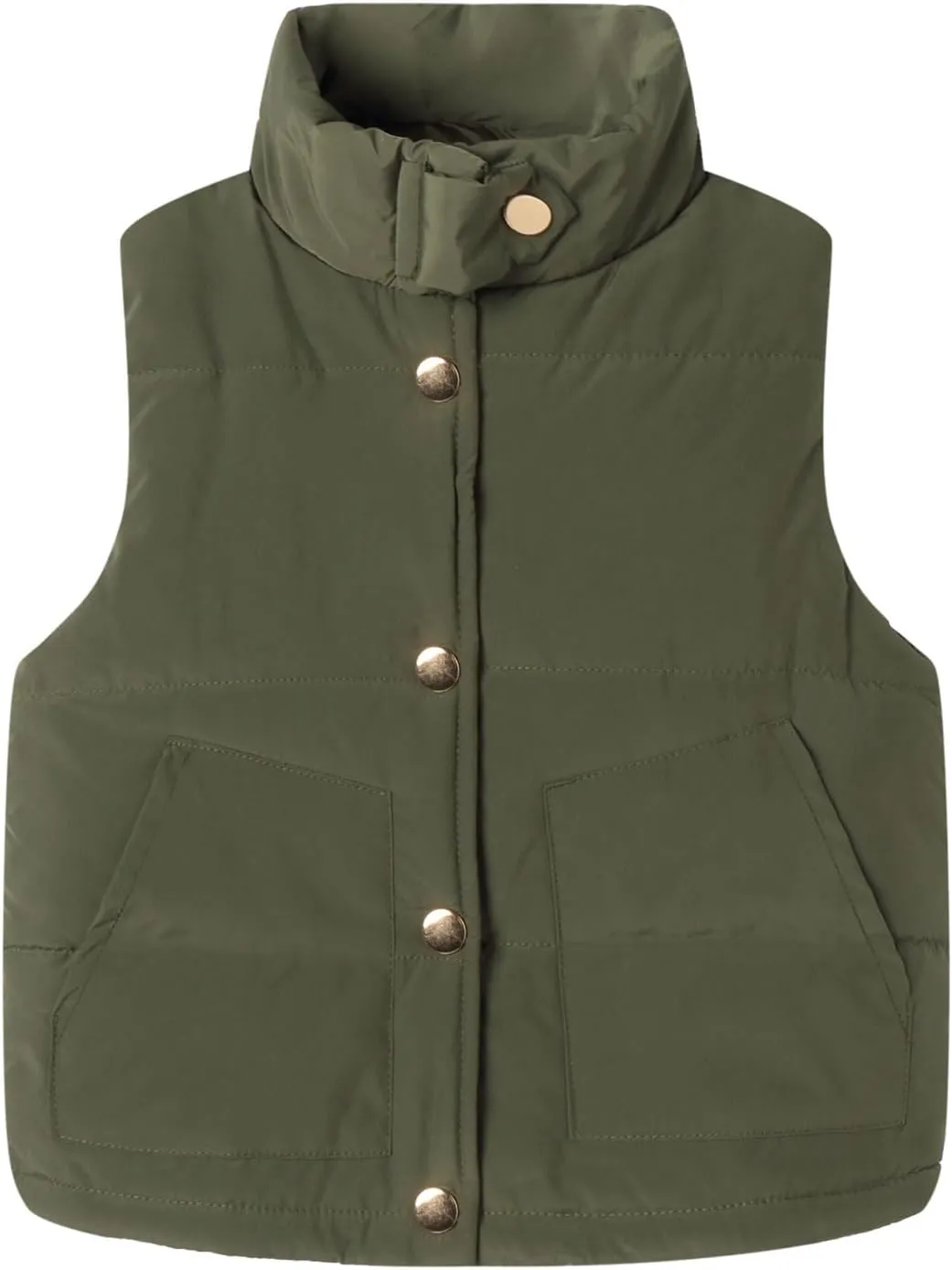 Mud Kingdom Little Boys Girls Vest Warm Jacket Stand Up Collar Winter