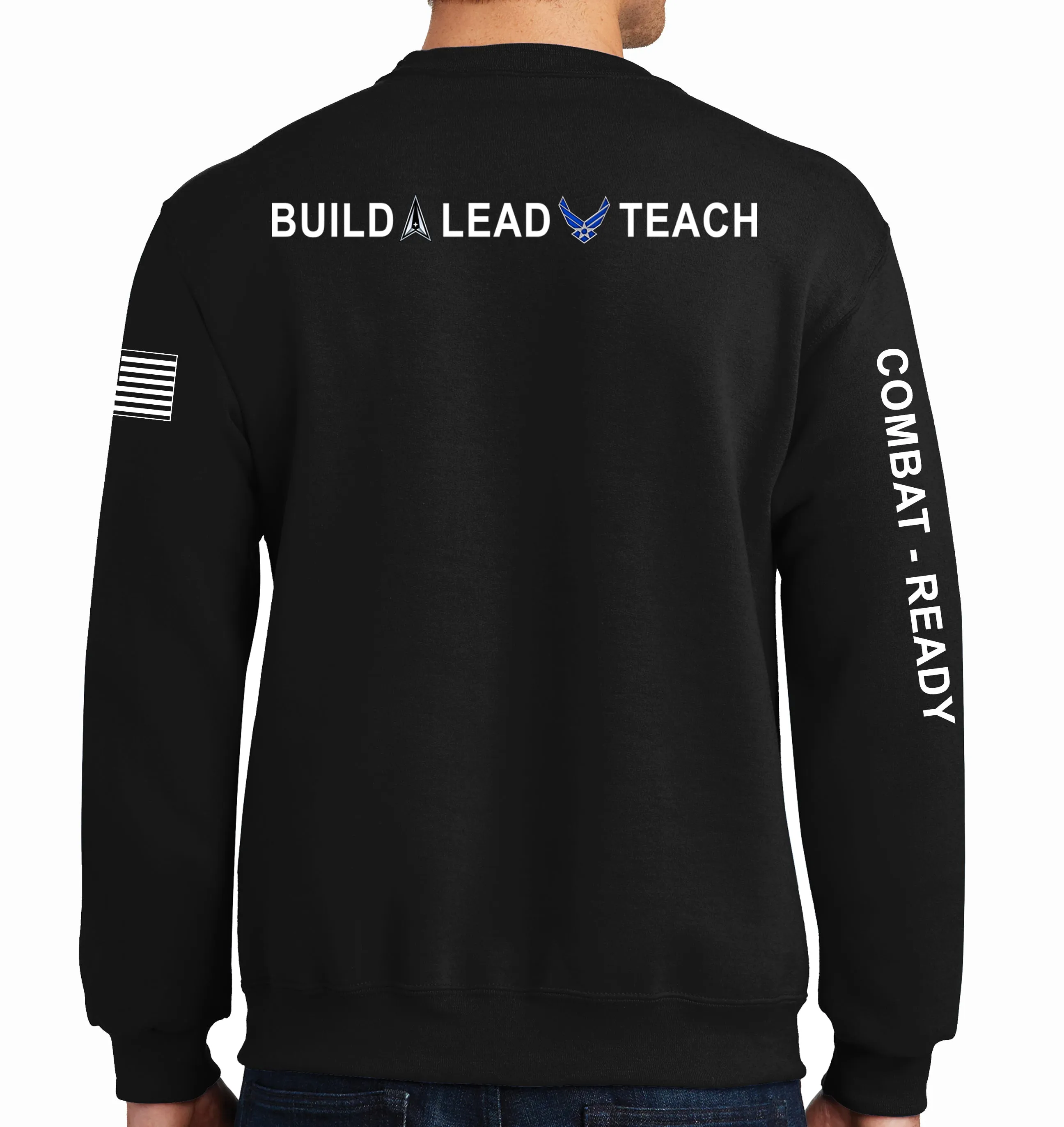 NCO 50-50 Blend Crewneck Unisex Sweatshirt. This shirt IS approved for PT.