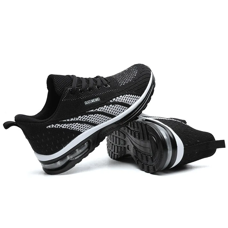 New Running Shoes Ladies Breathable Sneakers Summer Light Mesh Air Cushion Women&#39;s Sports Shoes Outdoor Lace Up Training Shoes