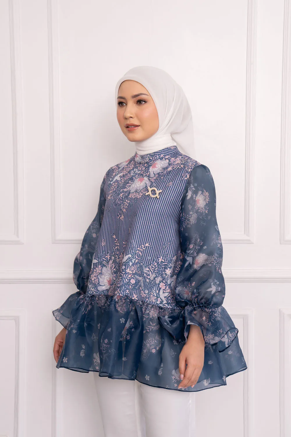 Norela Blouse Misty Moonlight