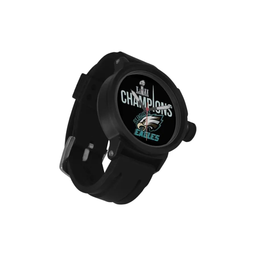 Philadelphia eagles Fan Sports Watch Quartz Black| eagles super bowl Fan Watch For Men