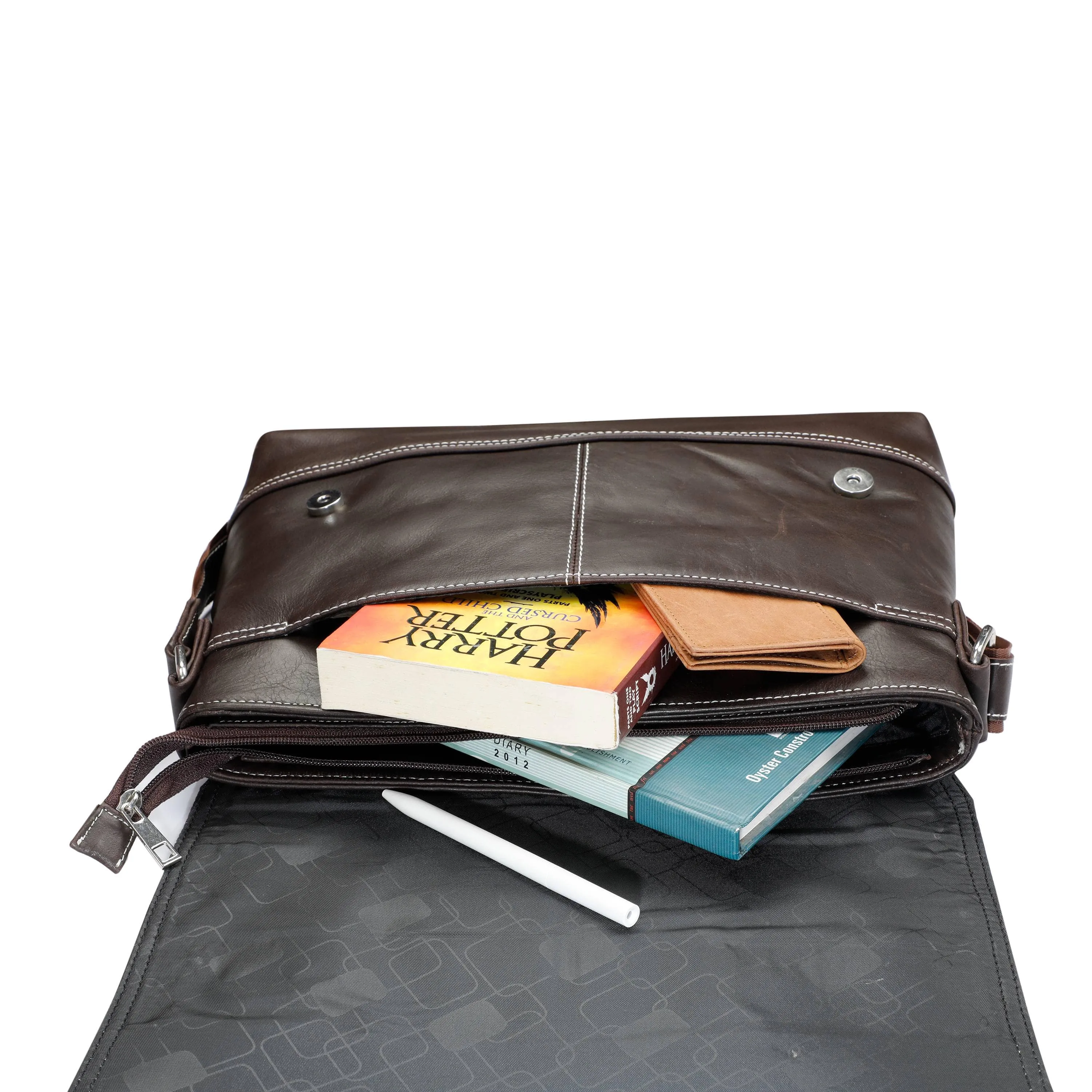 Premium Genuine Leather Messenger Bag
