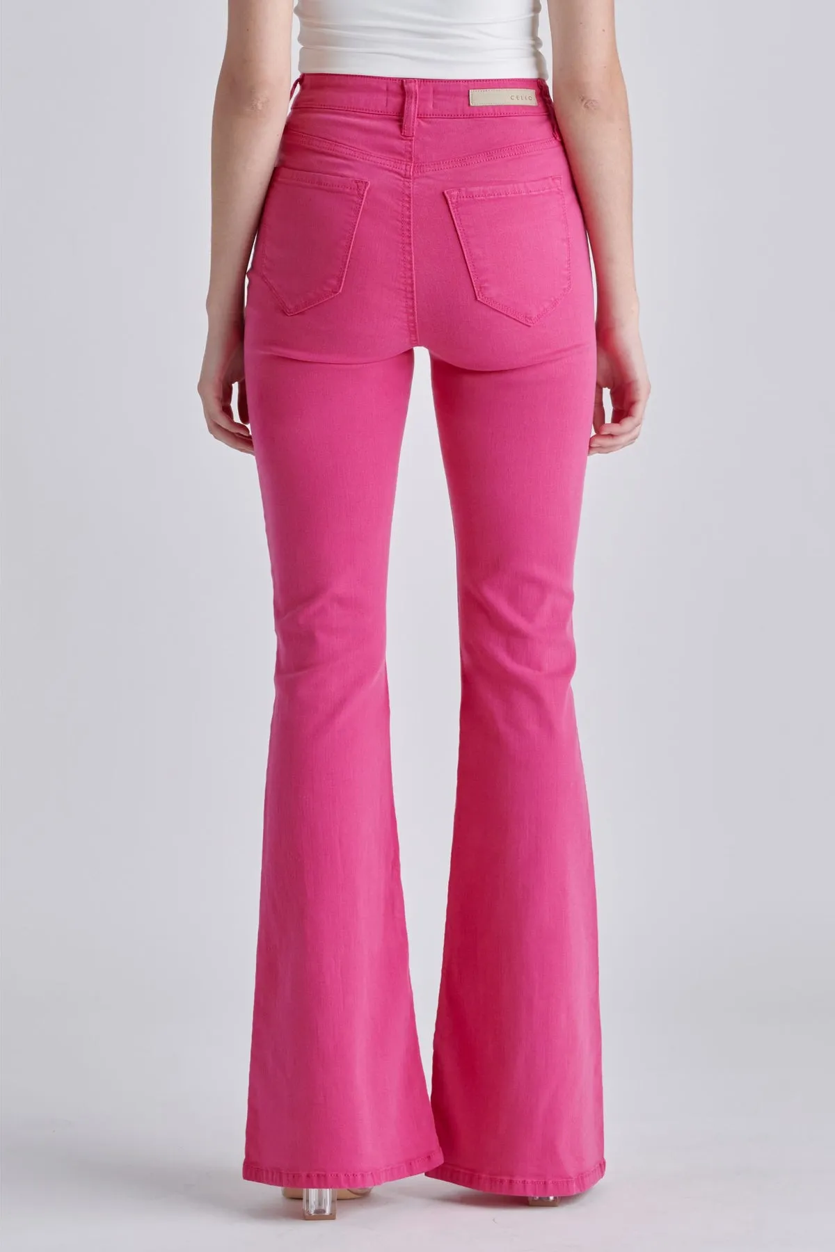 Raspberry Flare Jeans
