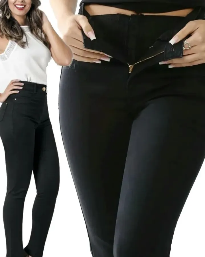 Sawary Faja-Jeans mit hoher Taille und Super-Lipo-Spandex