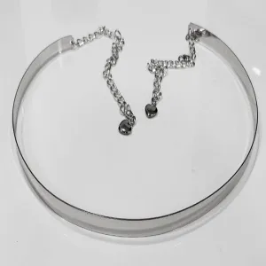 Silver Metallic Chain Belt